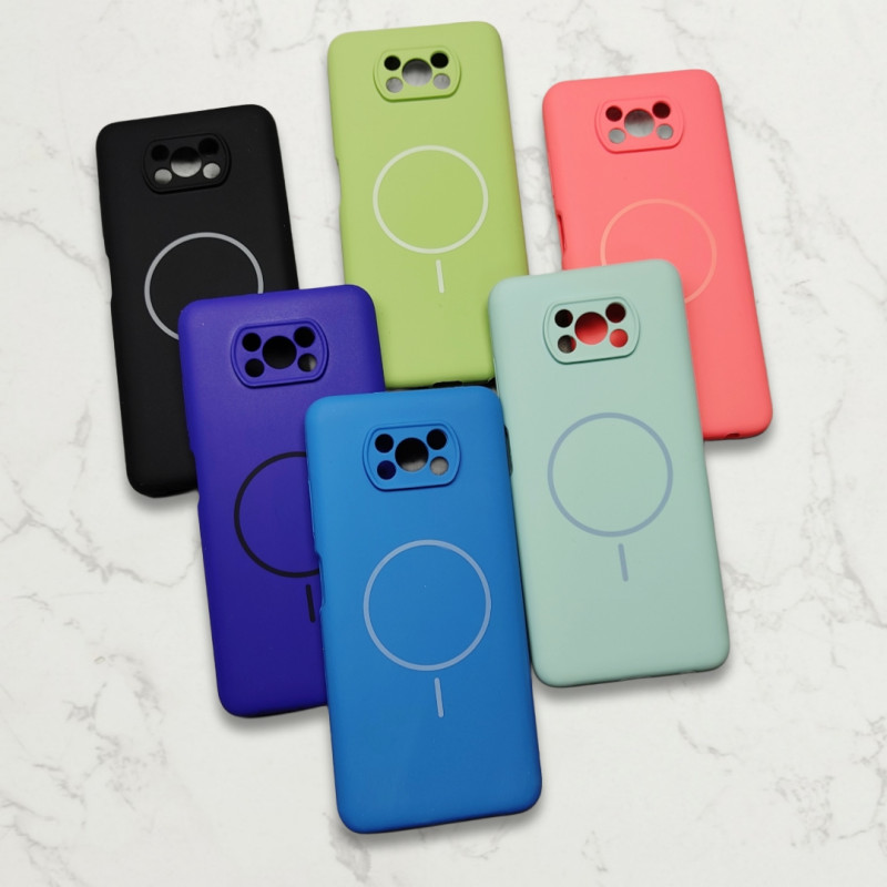 قاب سیلیکونی اورجینال طرح مگسیف شیائومی poco x3 pro