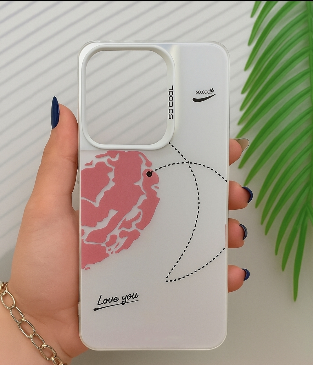 قاب طرح دار شیائومی Note 13 pro 4g طرح قلب صورتی