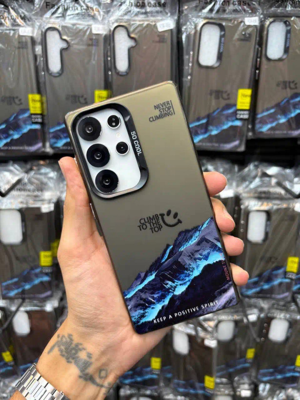 قاب طرح دار سامسونگ A56 طرح North Face