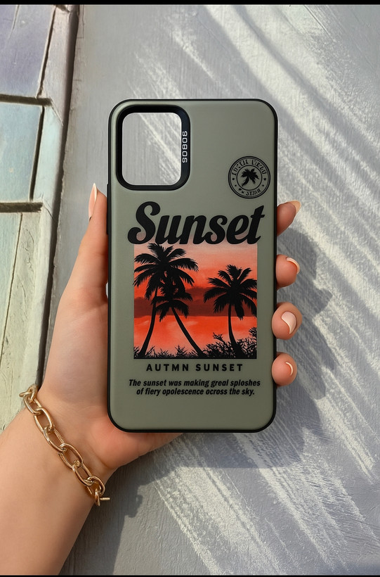 قاب طرح دار سامسونگ A06 طرح Sunset