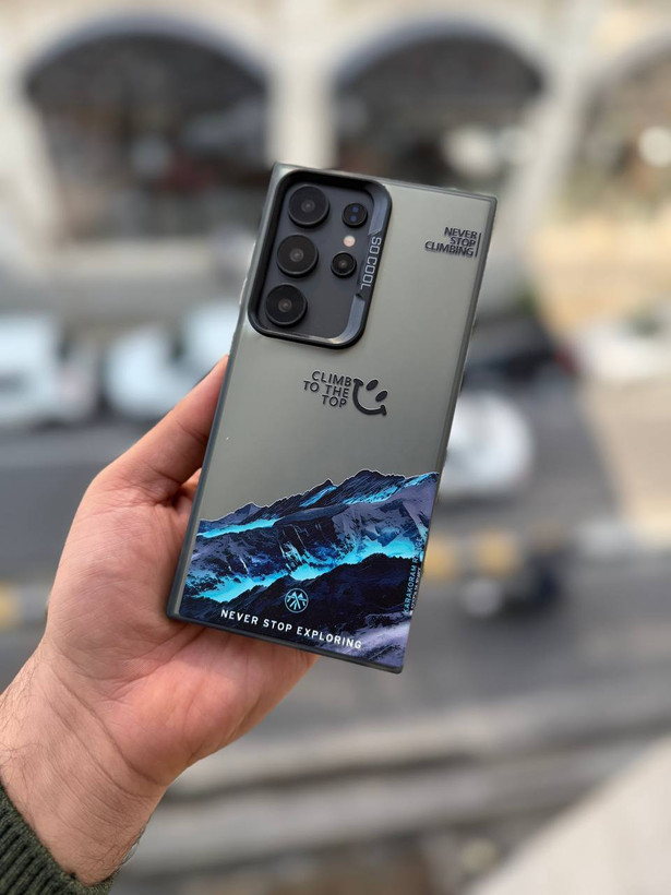 قاب طرح دار سامسونگ S24 Ultra طرح North Face