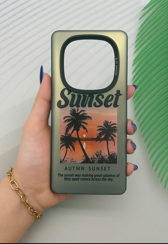 قاب طرح دار شیائومی redmi 14C طرح Sunset