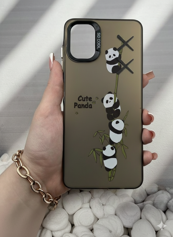 قاب طرح دار سامسونگ A06 طرح cute panda