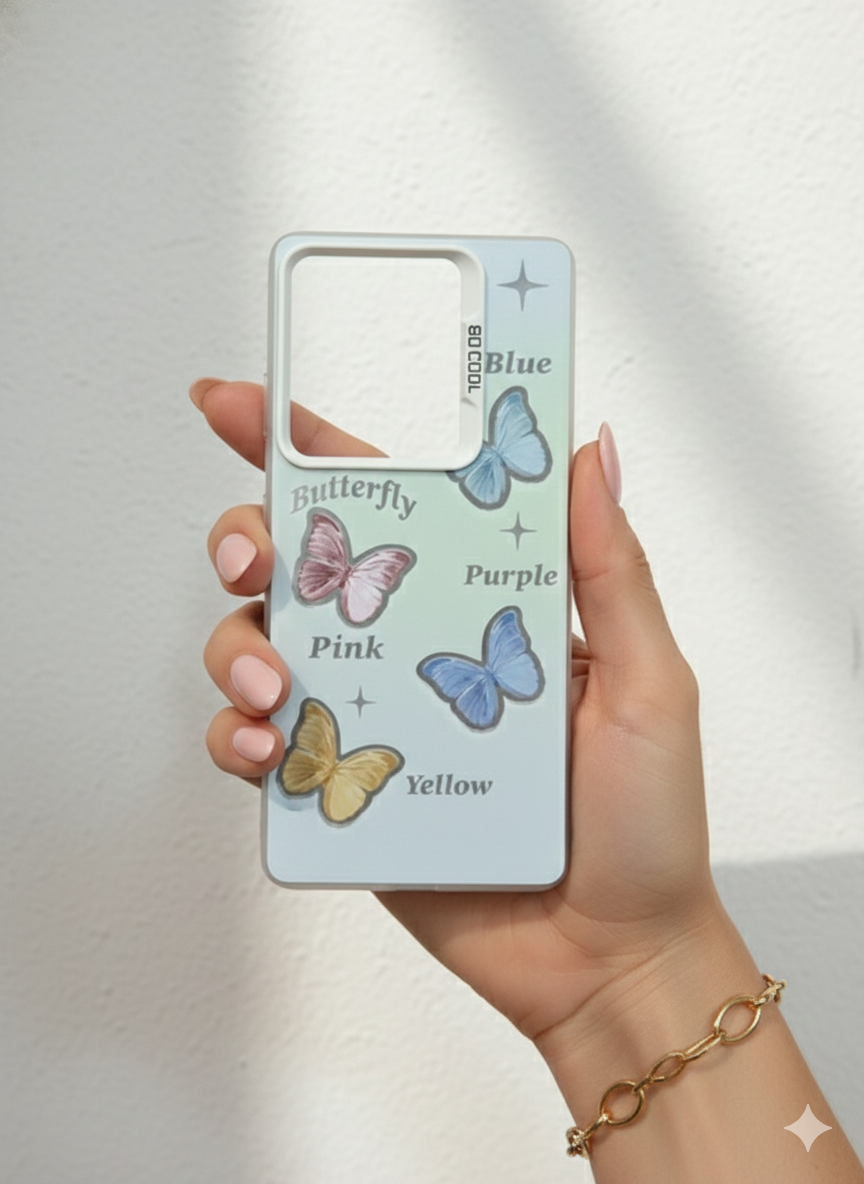 قاب طرح دار شیائومی Note 13 pro 4g طرح پروانه