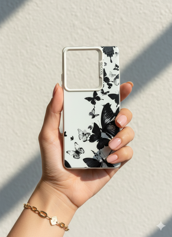 قاب طرح دار شیائومی Note 13 pro 4g طرح پروانه