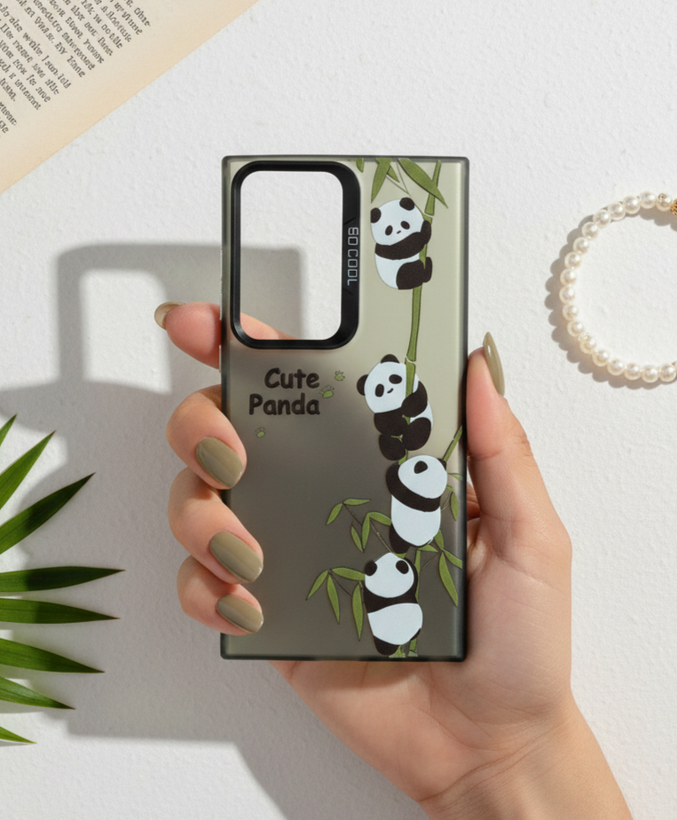 قاب طرح دار سامسونگ S24 Ultra طرح cute Panda