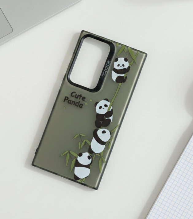 قاب طرح دار سامسونگ S24 Ultra طرح cute Panda