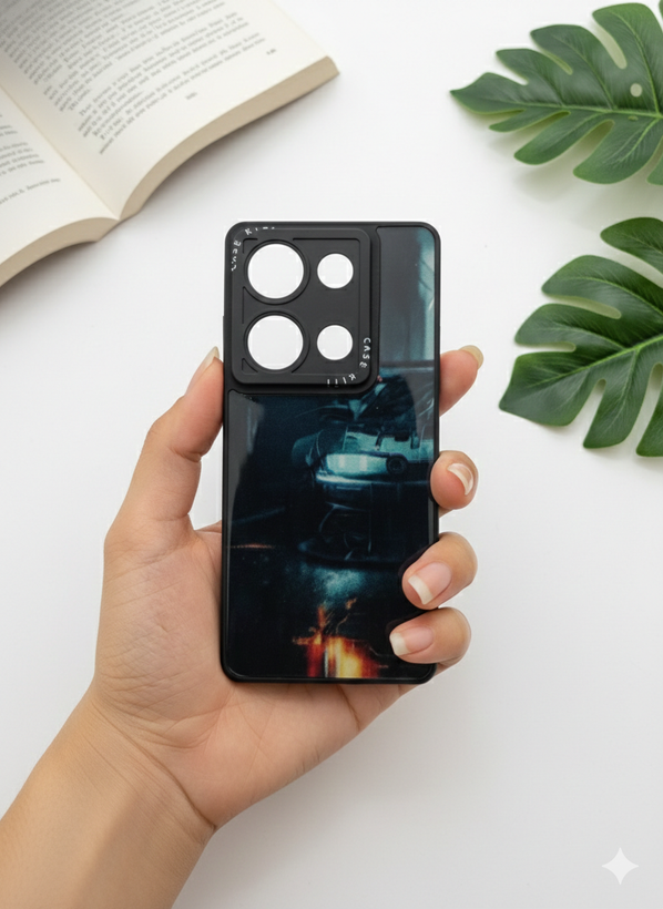 قاب طرح دار شیائومی Note 13 pro 4g طرح ماشینی
