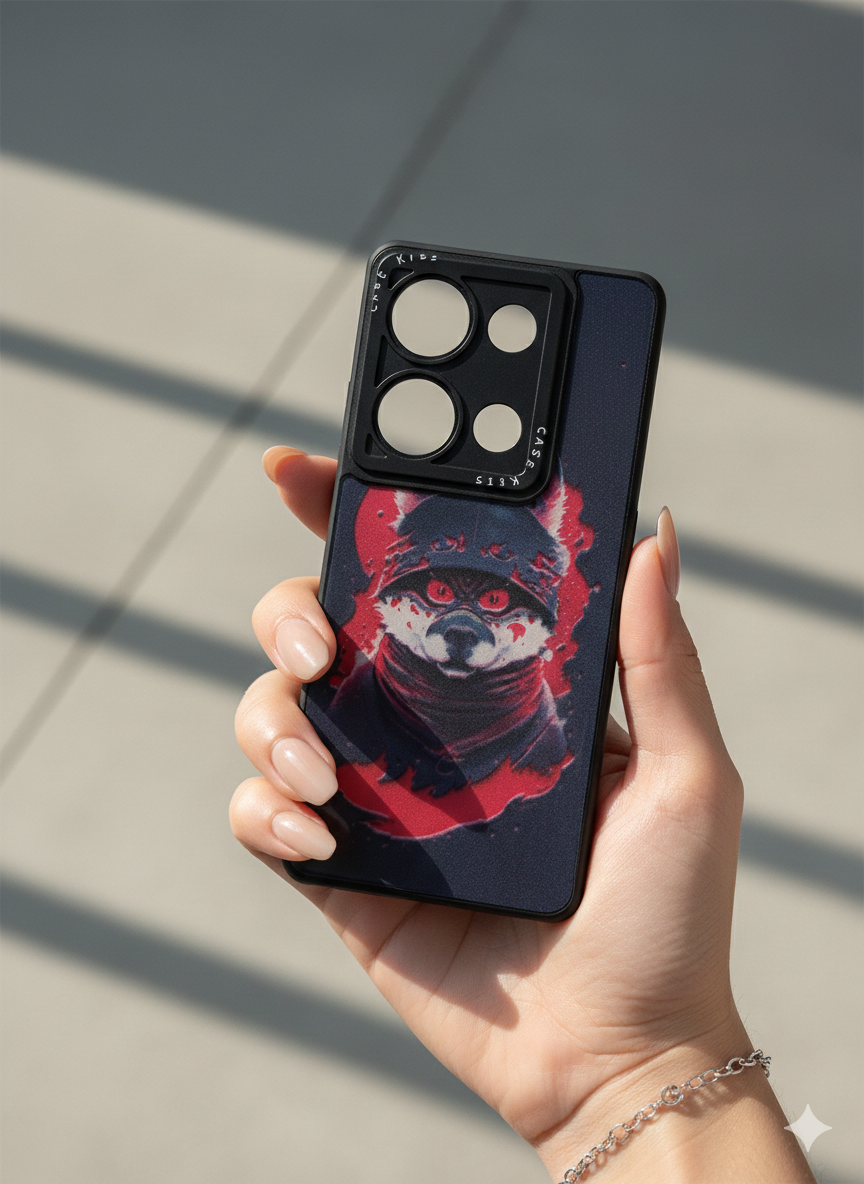 قاب طرح دار شیائومی Note 13 pro 4g طرح روباه