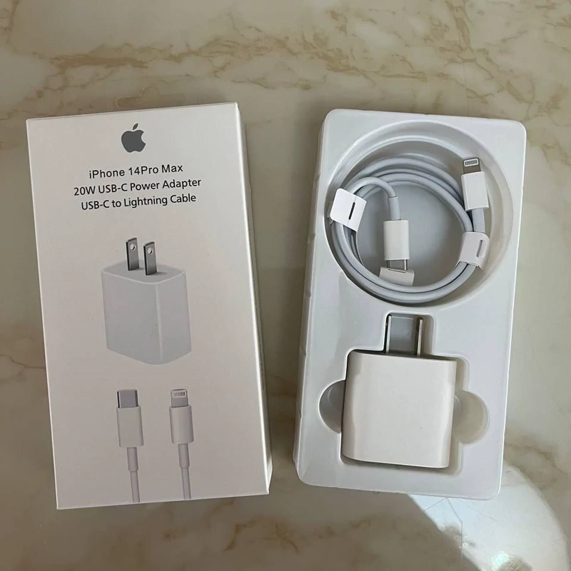 شارژر 20 وات اصلی با کابل اپل آیفون Apple 20W 2pin Power Adapter
