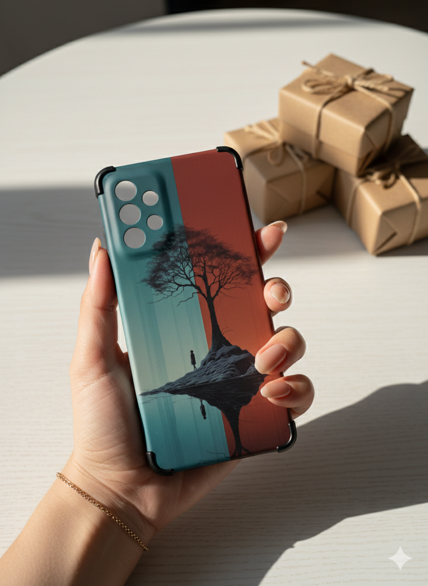 قاب گوشی سامسونگ A52 / A52S با طرح چاپی درخت