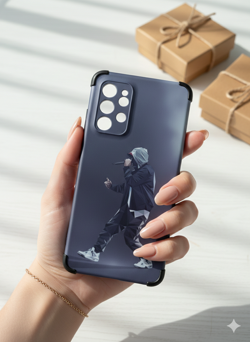 قاب گوشی موبایل سامسونگ مدل A52 / A52S با طرح چاپی خواننده