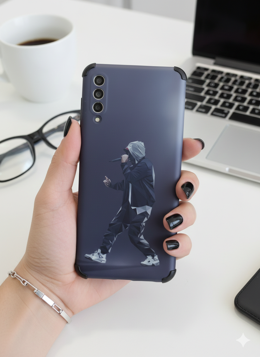 قاب طرح چاپی سامسونگ A50 طرح خواننده