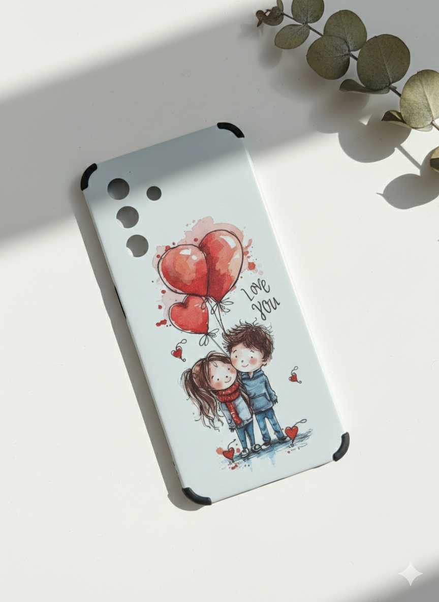 قاب طرح چاپی سامسونگ A17 طرح Love