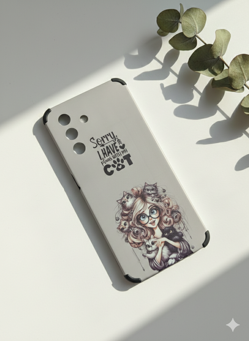 قاب طرح چاپی سامسونگ A17 طرح دختر