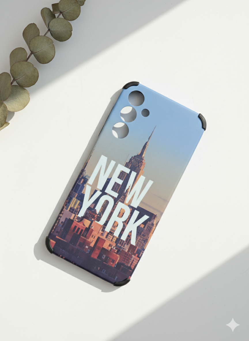 قاب طرح چاپی سامسونگ A25 طرح New York