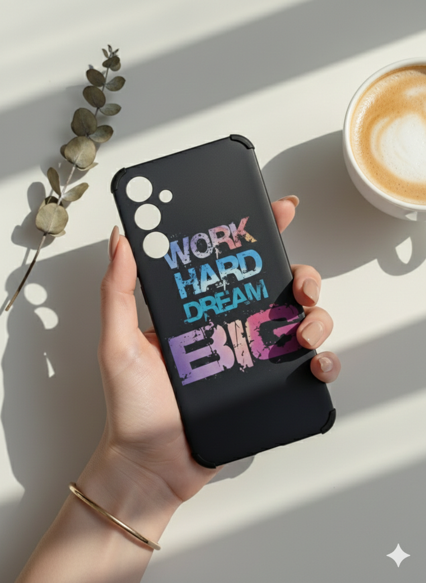 قاب طرح چاپی سامسونگ A25 طرح Work