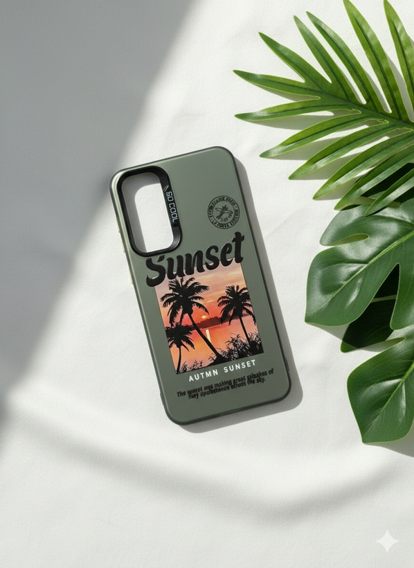 قاب طرح دار سامسونگ A55 طرح SunSet