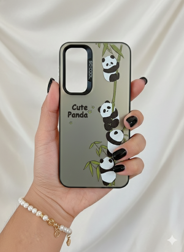 قاب طرح دار سامسونگ A56 طرح cute Panda