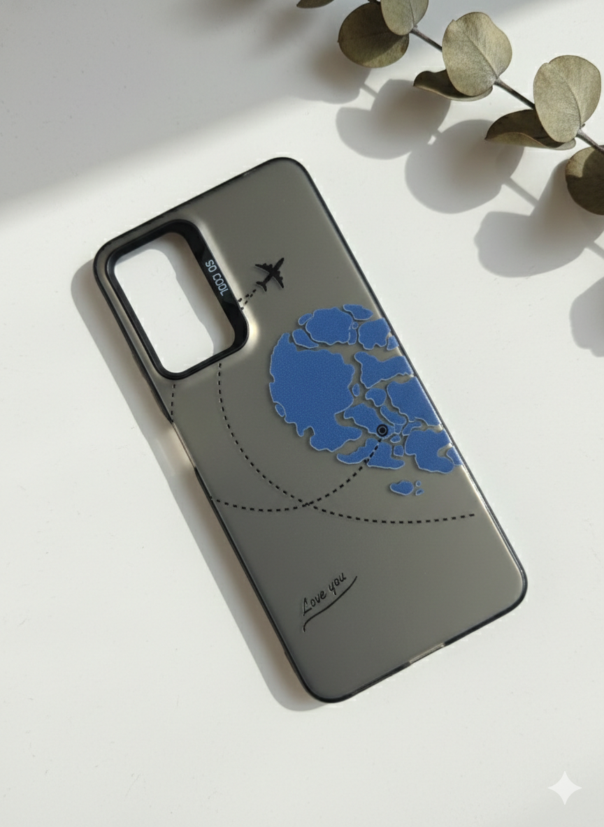قاب طرح دار شیائومی Note 12 pro 4g قلب آبی