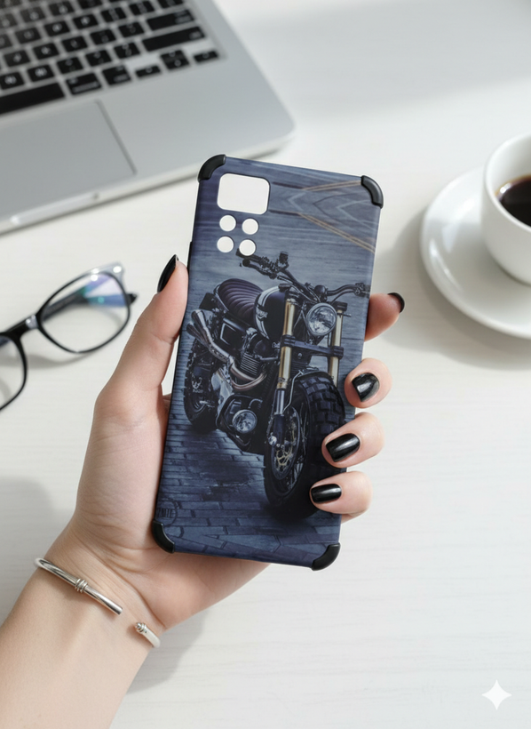 قاب طرح دار چاپی شیائومی Note ۱۱ pro 4g طرح موتور