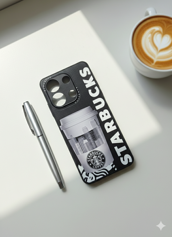قاب طرح دار Casetify شیائومی Note 13 4g طرح Starbucks