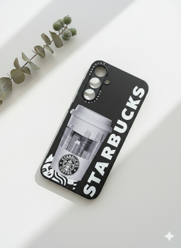 قاب Casetify طرح دار سامسونگ S23Fe طرح Starbucks