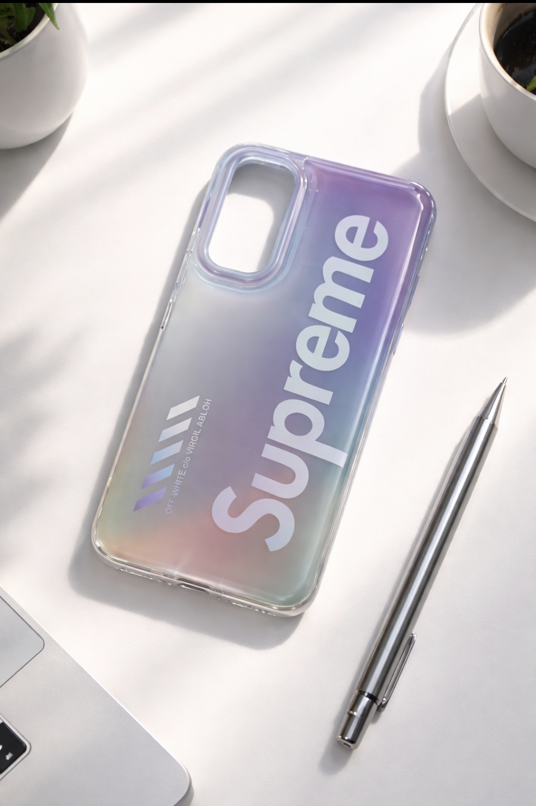 قاب طرح پاستیلی سامسونگ A54 طرح Superme