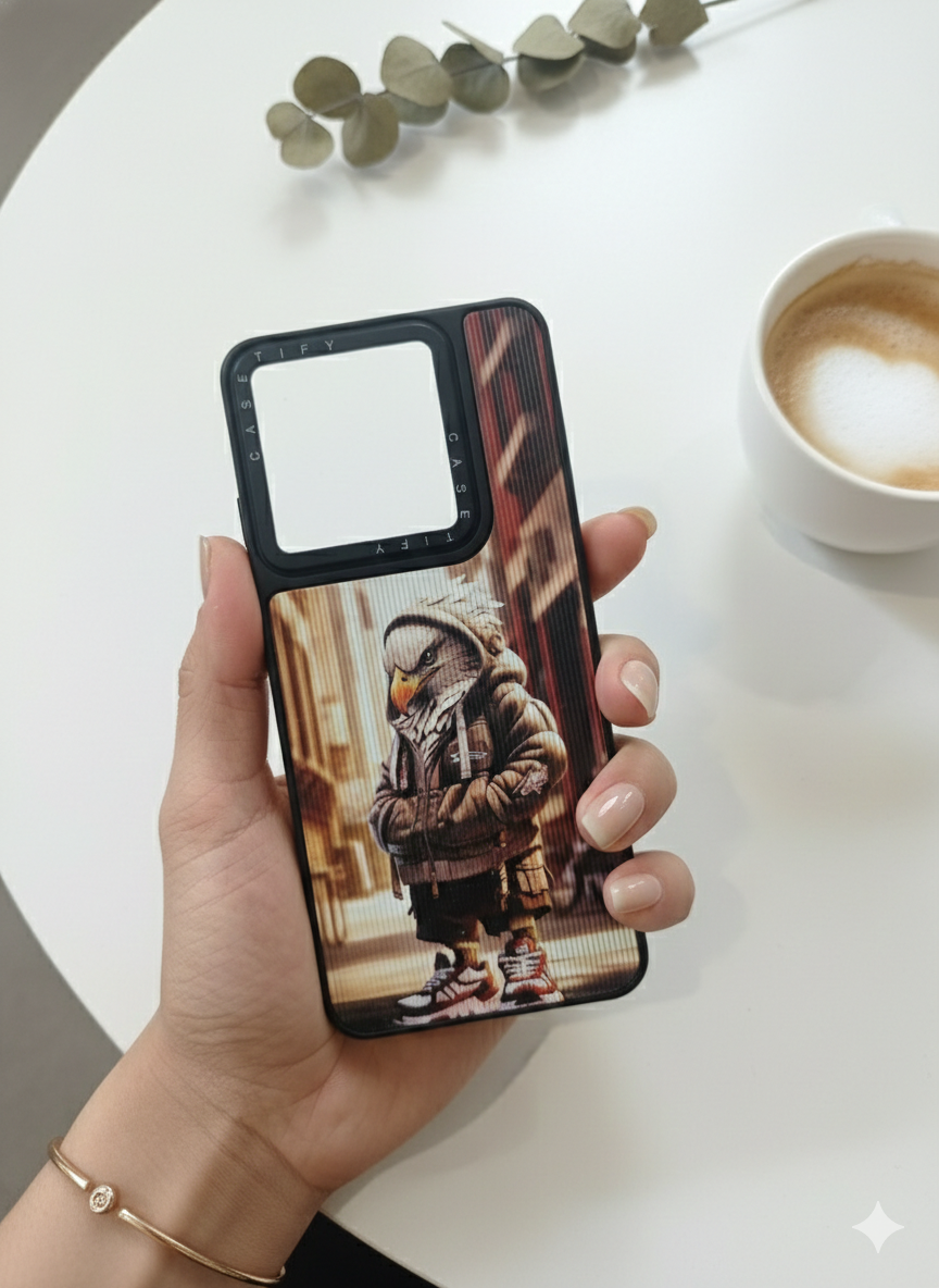 قاب گوشی شیائومی مدل Redmi Note 13 Pro 5G طرح کبریتی عقاب