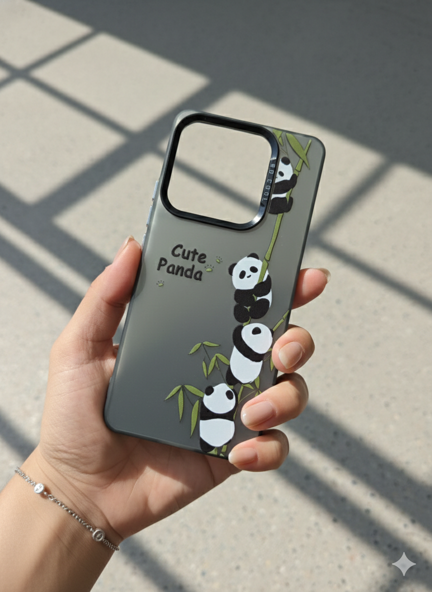 قاب طرح دار شیائومی Note 14 4g طرح cute panda