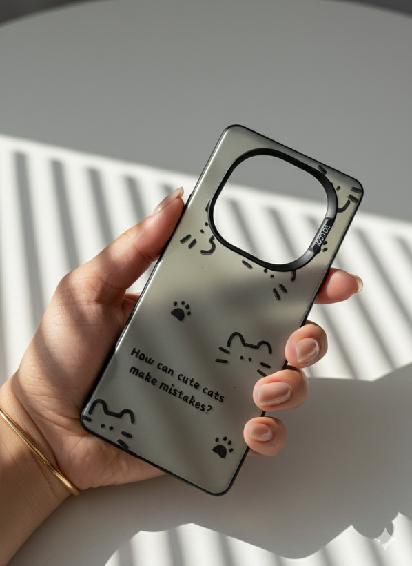 قاب طرح دار شیائومی Note 14 pro 4g طرح گربه