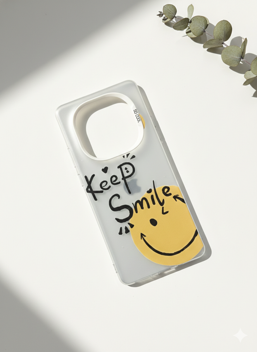 قاب طرح دار شیائومی Note 14 pro 4g طرح لبخند