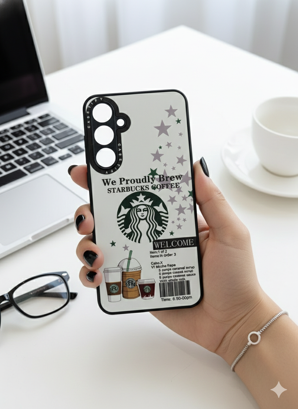 قاب طرح دار casetify سامسونگ A35 طرح Starbucks
