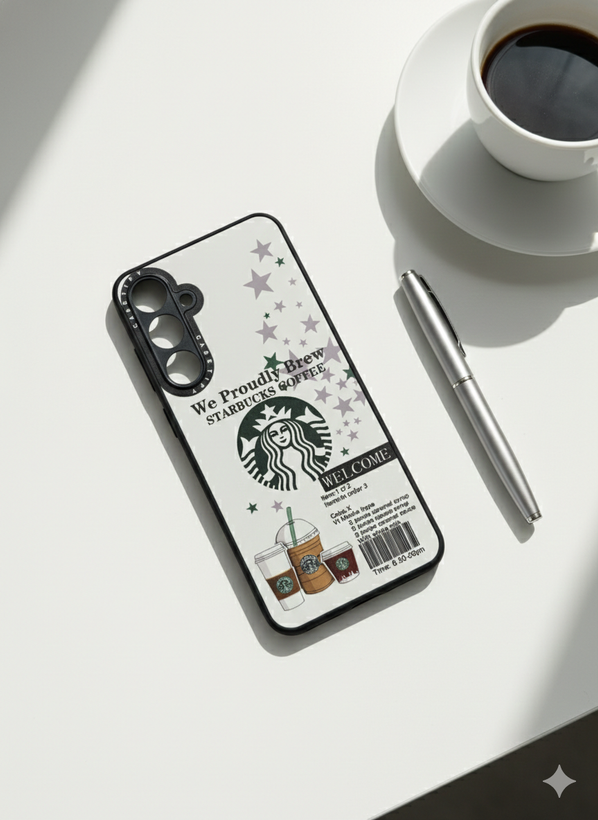 قاب casetify سامسونگ A25 طرح Starbucks