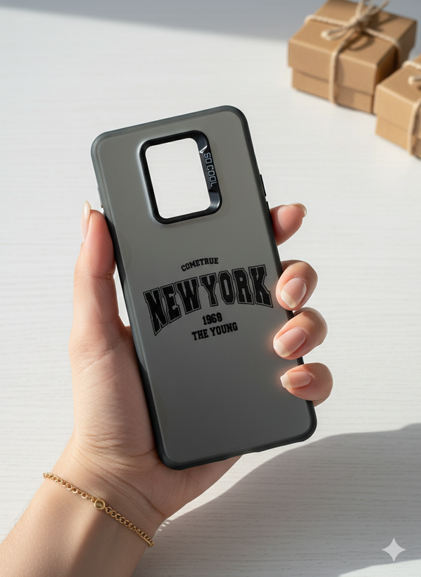 قاب طرح دار شیائومی Note 9 pro طرح نیویورک