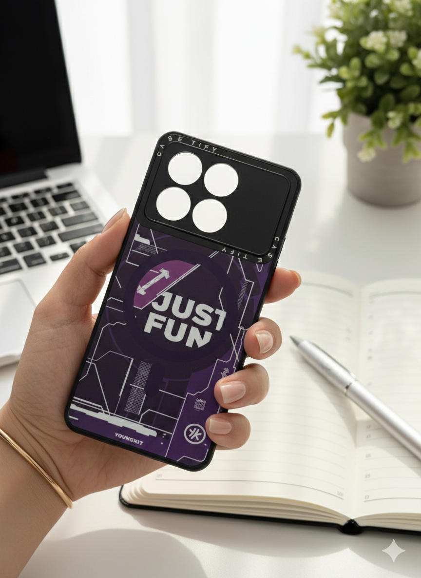 قاب طرح دار شیائومی Poco X6 pro طرح Just Fun