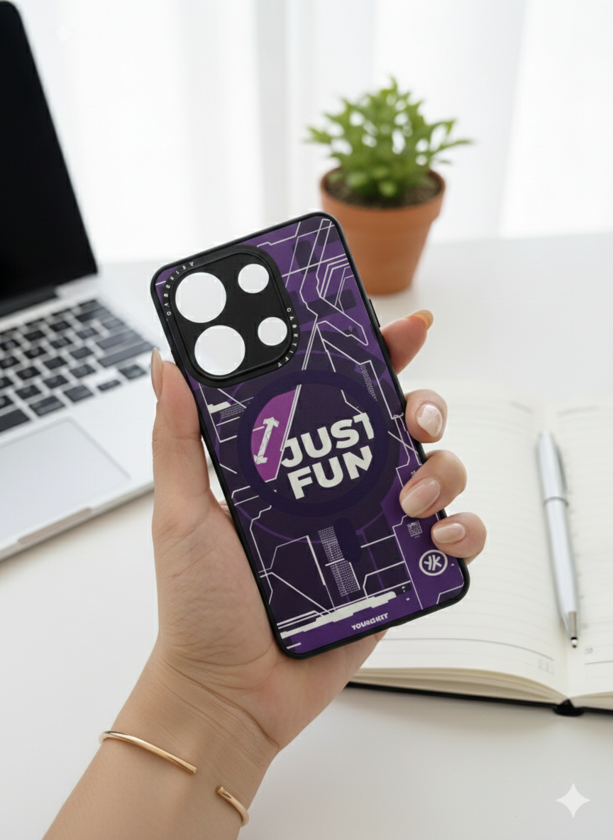 قاب طرح دار شیائومی Note 13 4g طرح Just fun