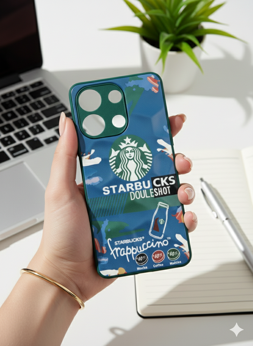 قاب طرح سنگی شیائومی Note 13 4g طرح Starbucks