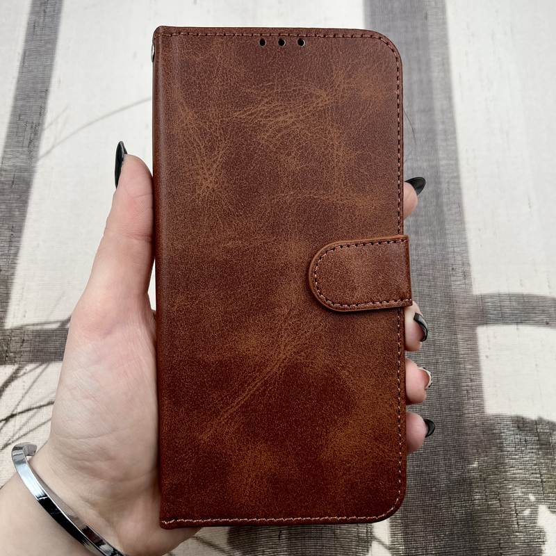قاب کیفی چرمی شیائومی Note 10 pro داخل خز دار