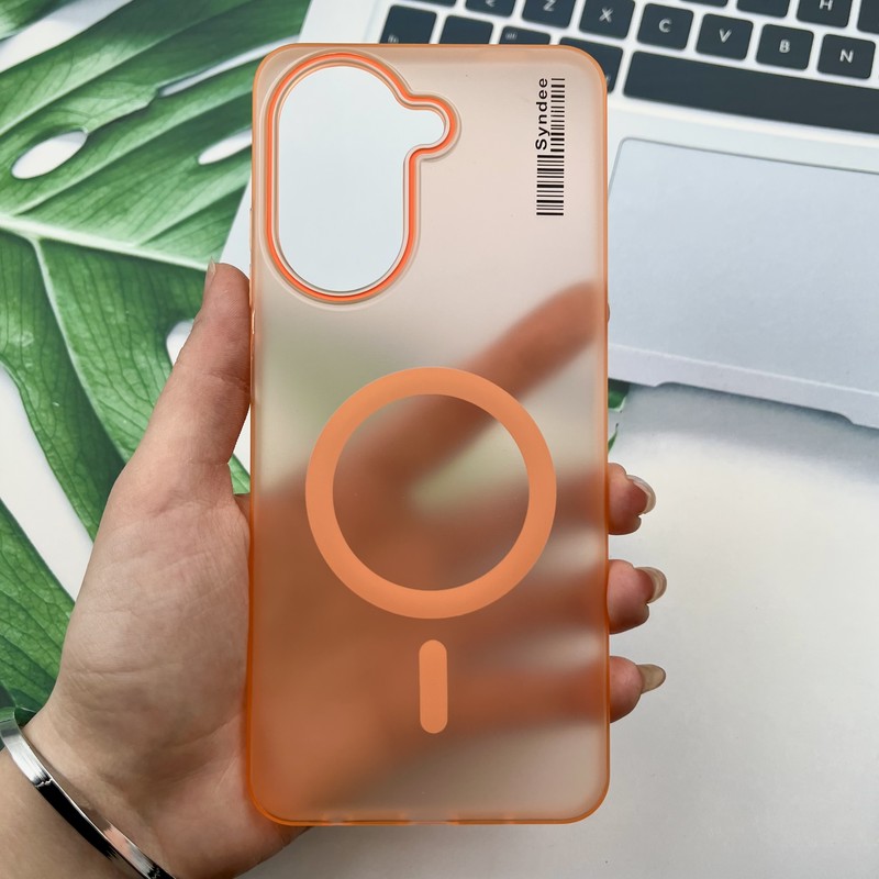 قاب مگسیف اورجینال Syndee شیائومی Redmi A5 لنز برجسته نارنجی