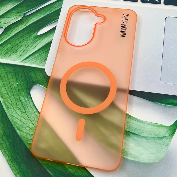 قاب مگسیف اورجینال Syndee شیائومی Redmi A5 لنز برجسته نارنجی