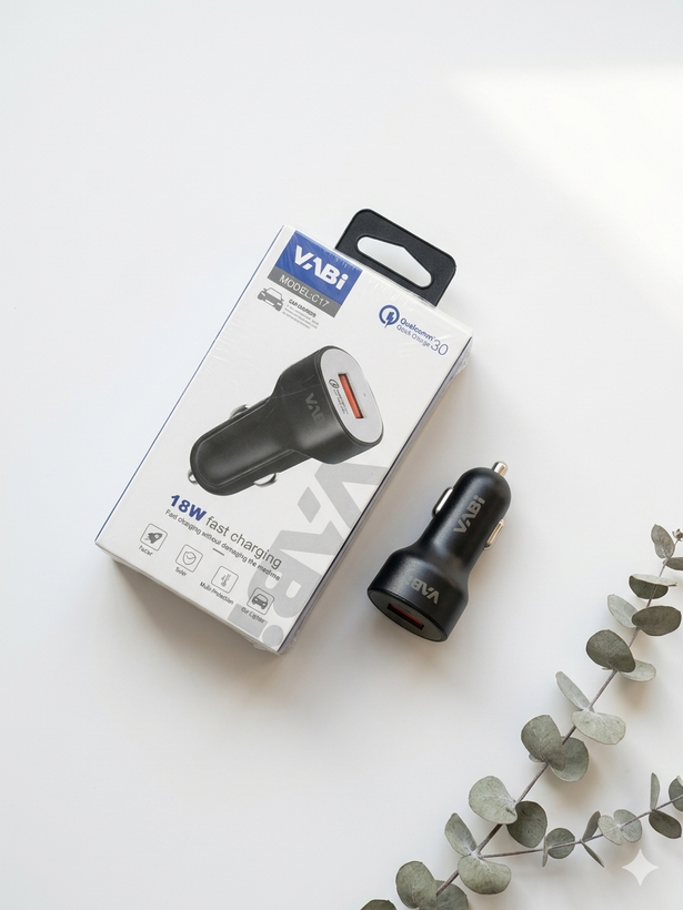 شارژر فندکی وابی Vabi تک پورت مدل C17