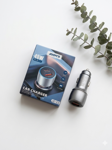 شارژر فندکی دو پورت Jooyco مدل C2 توان 48w