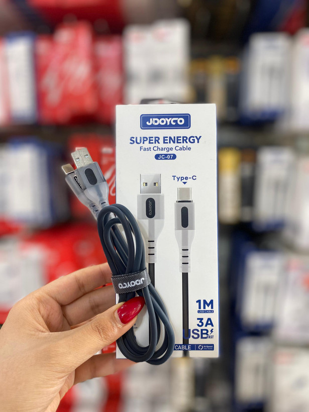 کابل شارژ تایپ سی (Type-C) جویکو (Jooyco) طول 1 متر مدل JC-07