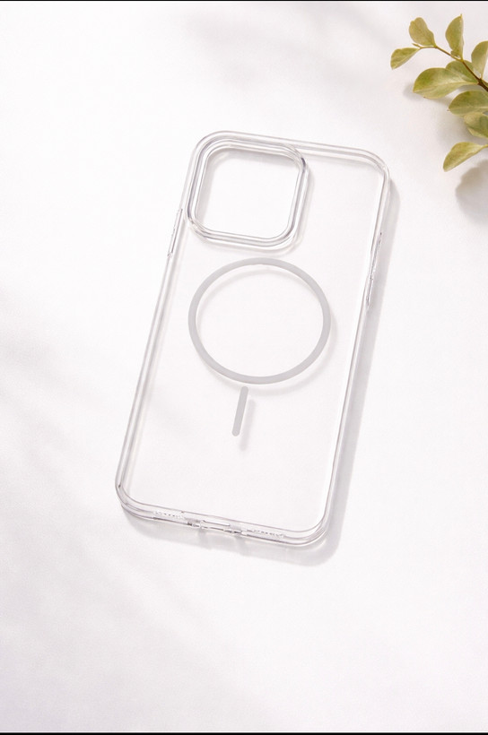قاب مگسیف اورجینال شفاف شیائومی Redmi 15C / Poco C85 سفید