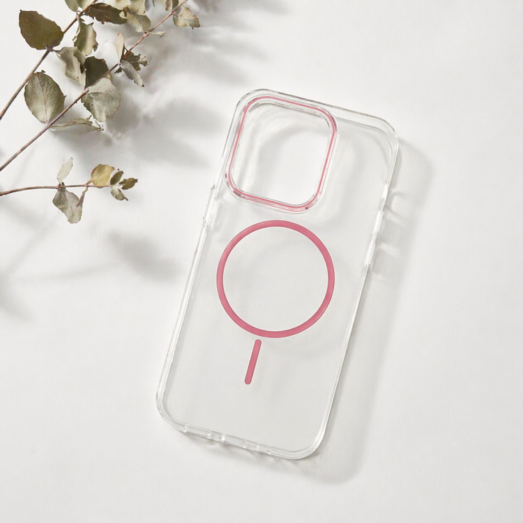 قاب مگسیف اورجینال شفاف شیائومی Redmi 15C / Poco C85 صورتی