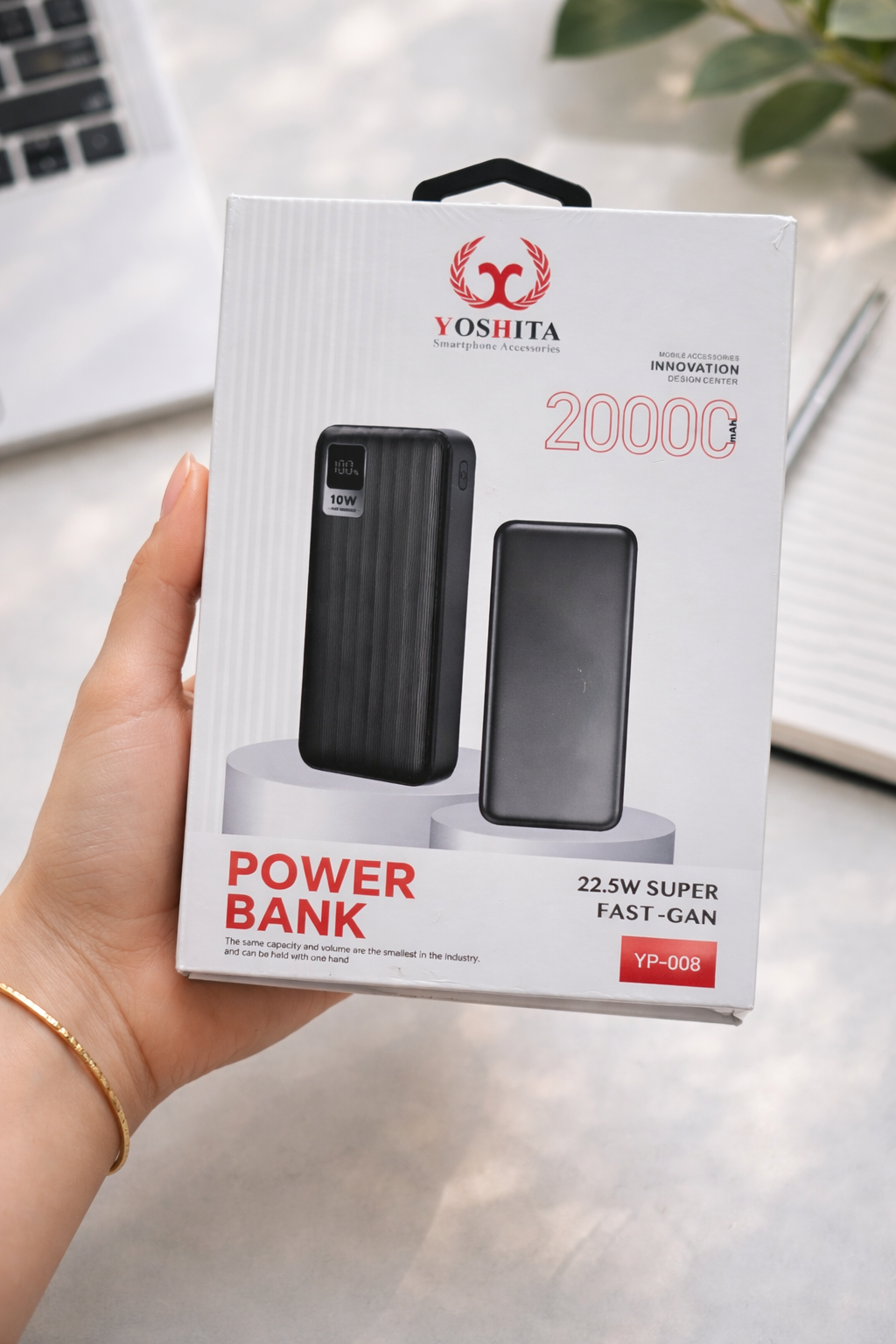 پاوربانک 20000 میلی آمپر یوشیتا مدل YP-008