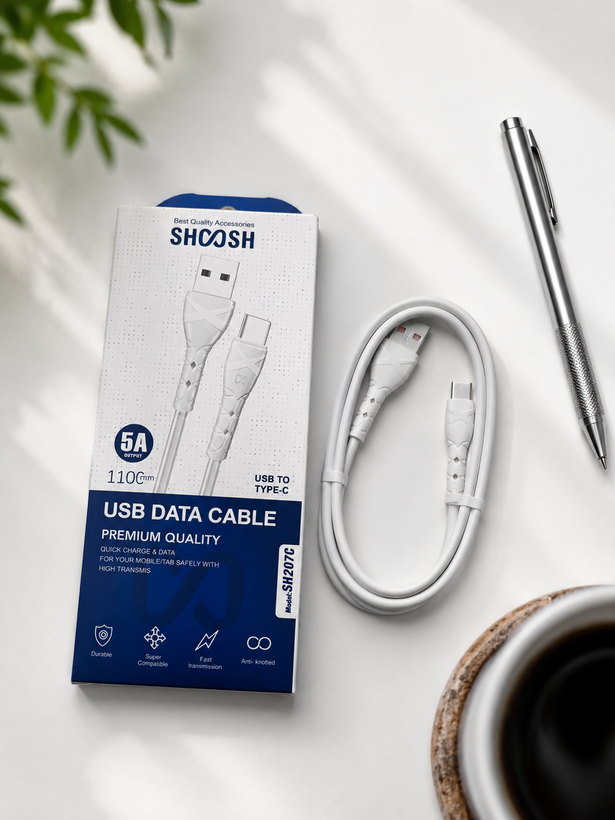 کابل شارژ تایپ سی شوش Shoosh مدل SH207C