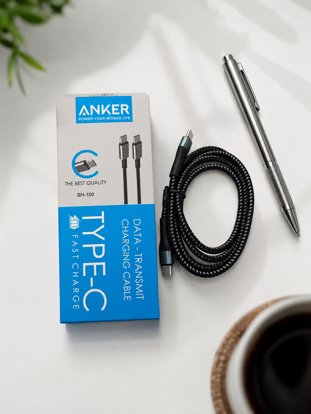 کابل شارژ دو سر تایپ سی انکر Anker مدل SH-100
