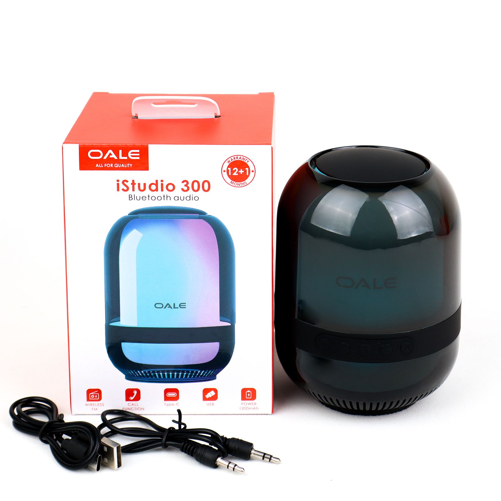 اسپیکر بلوتوثی پرتابل OALE مدل iStudio 300